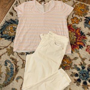 Outfit (shirt and top)